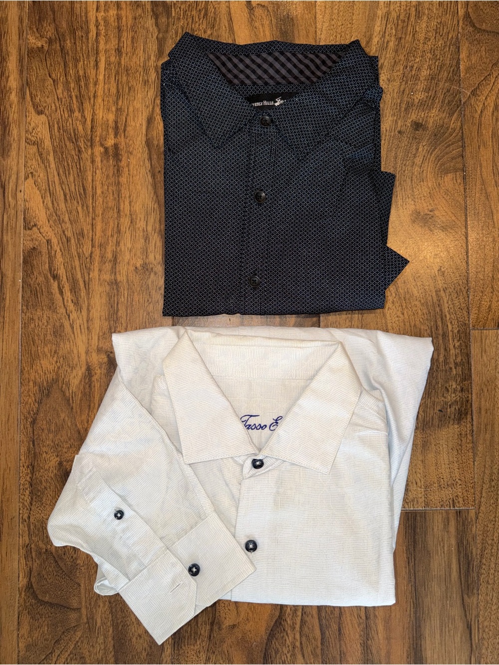 Short + Long Sleeve Men’s Dress Shirt Set
